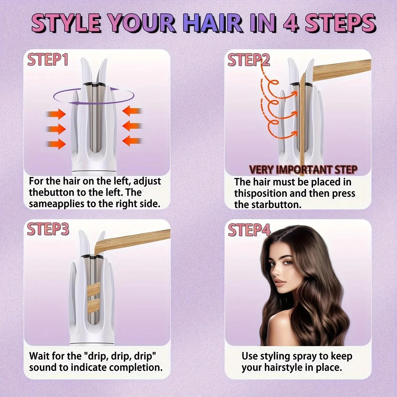 Fully Automatic Curling Iron